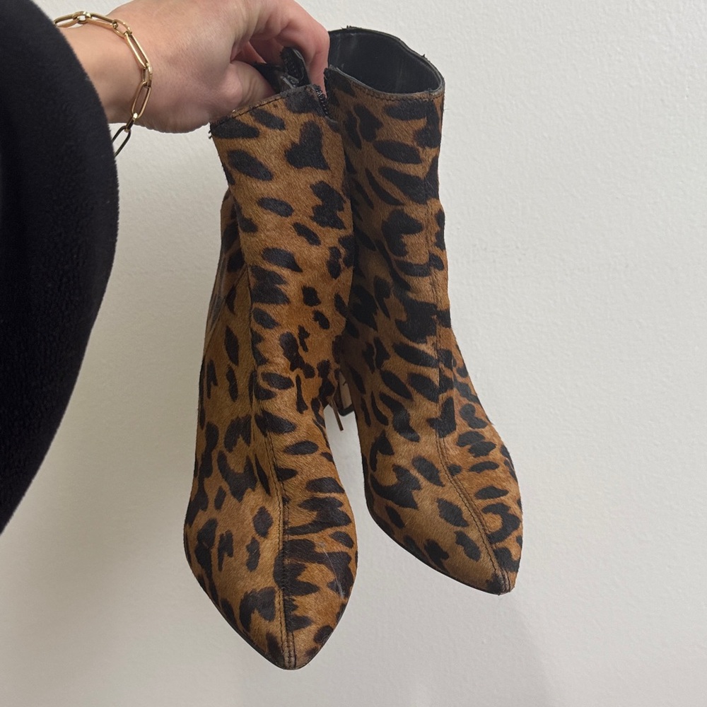 Sam Edelman Brown and Black Ankle Booties - Picture 2 of 6